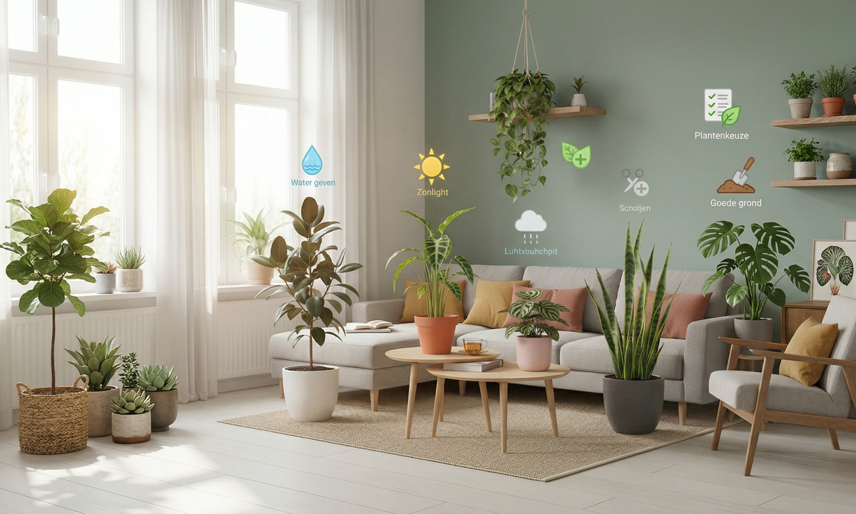5 tips om je kamerplanten gezond te houden