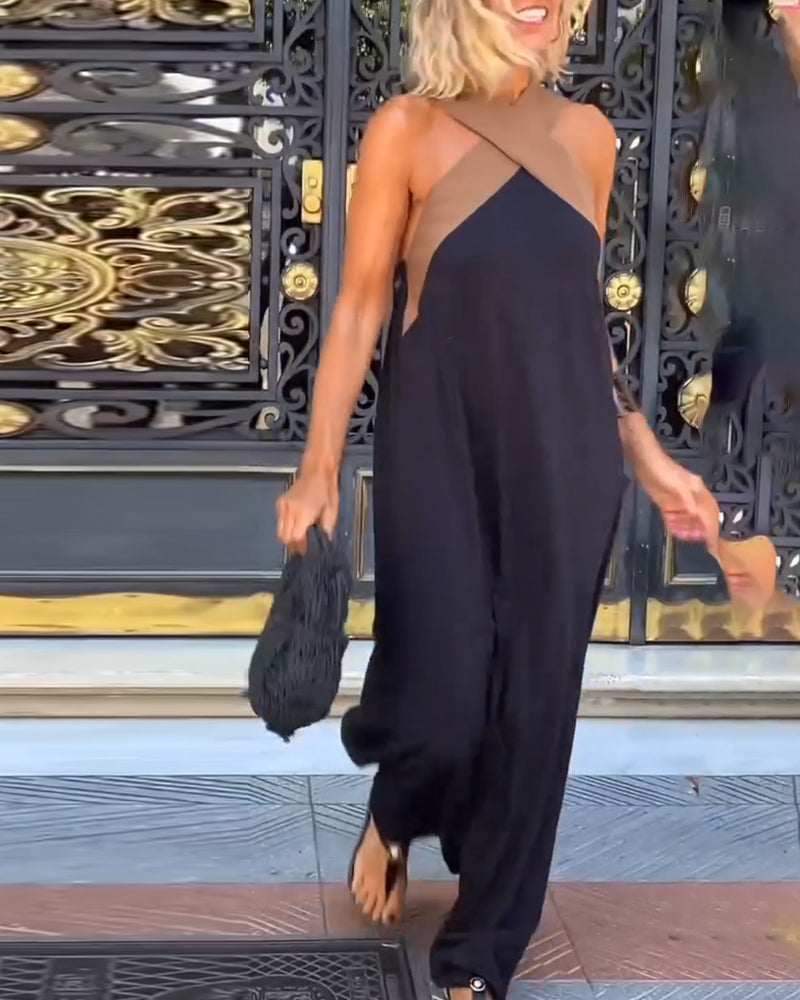 Lurelle | Zomerjurk voor dames – Elegante, soepel vallende strandjurk met halternek