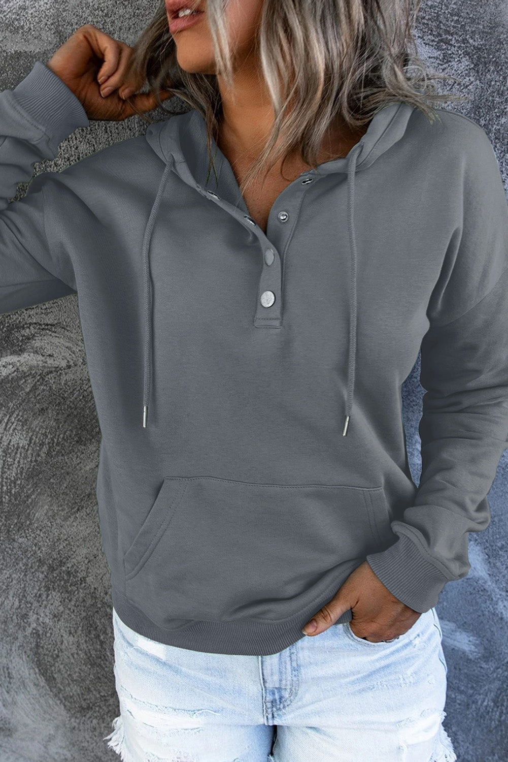 Raelisse | Dames Hoodie – Basic Hoodie Trui met Capuchon