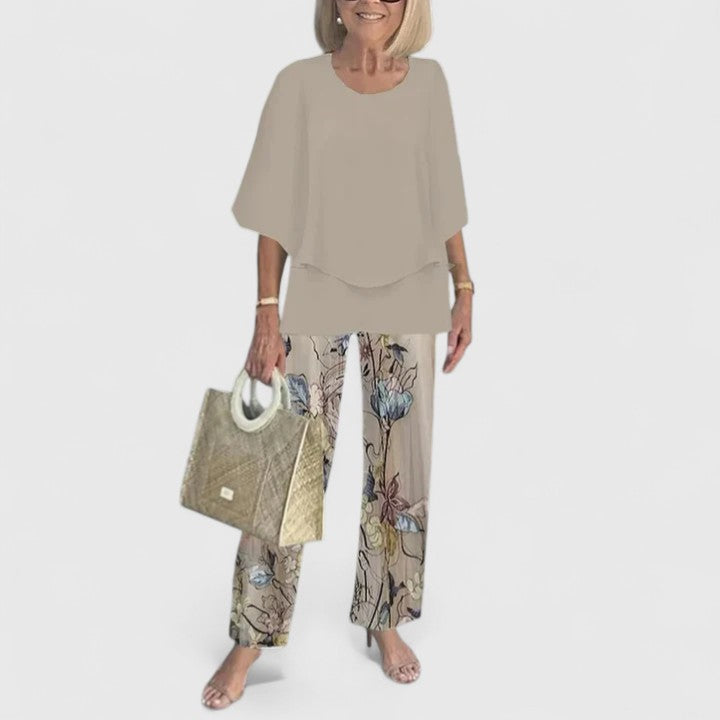 Elvira | Tweedelige formele set voor dames – Elegante, bij elkaar passende outfit