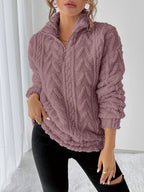 Liesbeth | Warm fleece-sweatshirt voor dames – Casual trui met lange mouwen voor koelere dagen