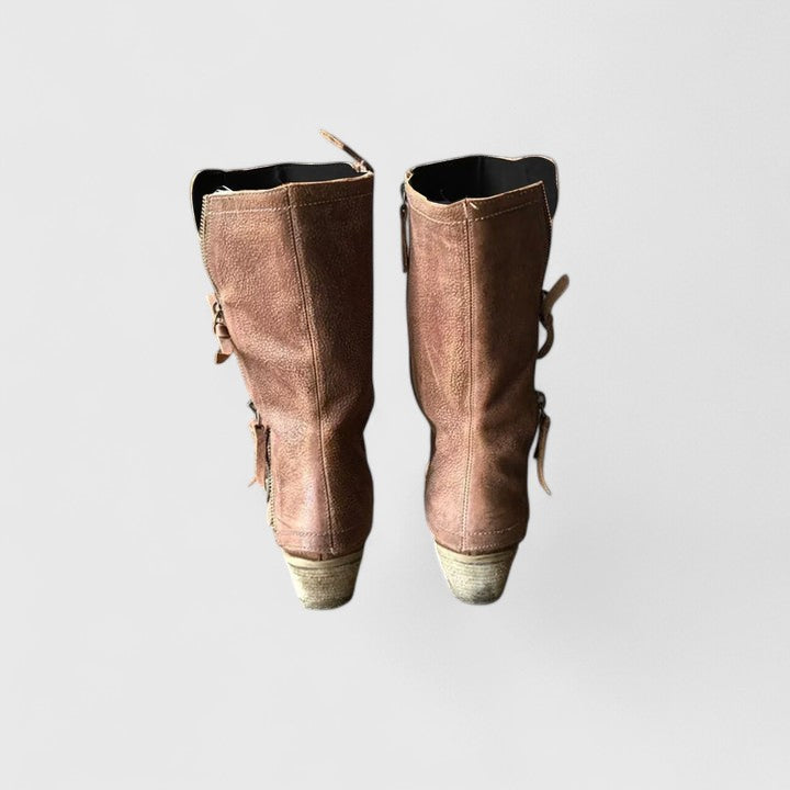 Circe | Dames Orthopedische Halflange Laarzen – Ondersteunend Comfort met Zijritssluiting