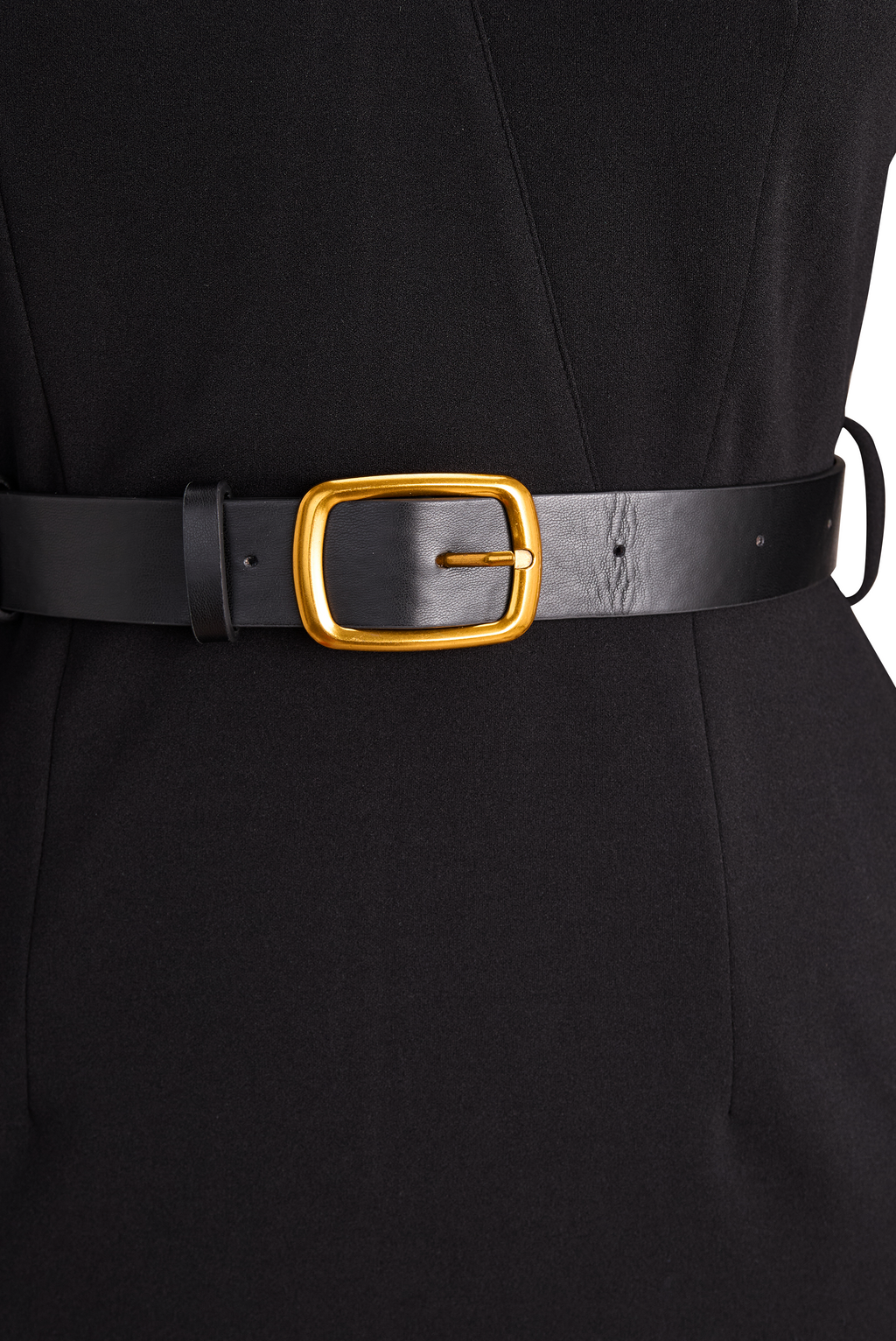 Baela | Elegante zwarte midijurk voor dames – Verfijnde cocktailjurk met slanke pasvorm