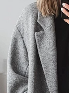 Emmeline | Klassieke, op maat gemaakte winterjas voor dames – Elegante lange jas met normale pasvorm
