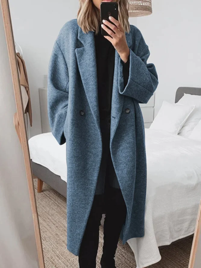 Emmeline | Klassieke, op maat gemaakte winterjas voor dames – Elegante lange jas met normale pasvorm