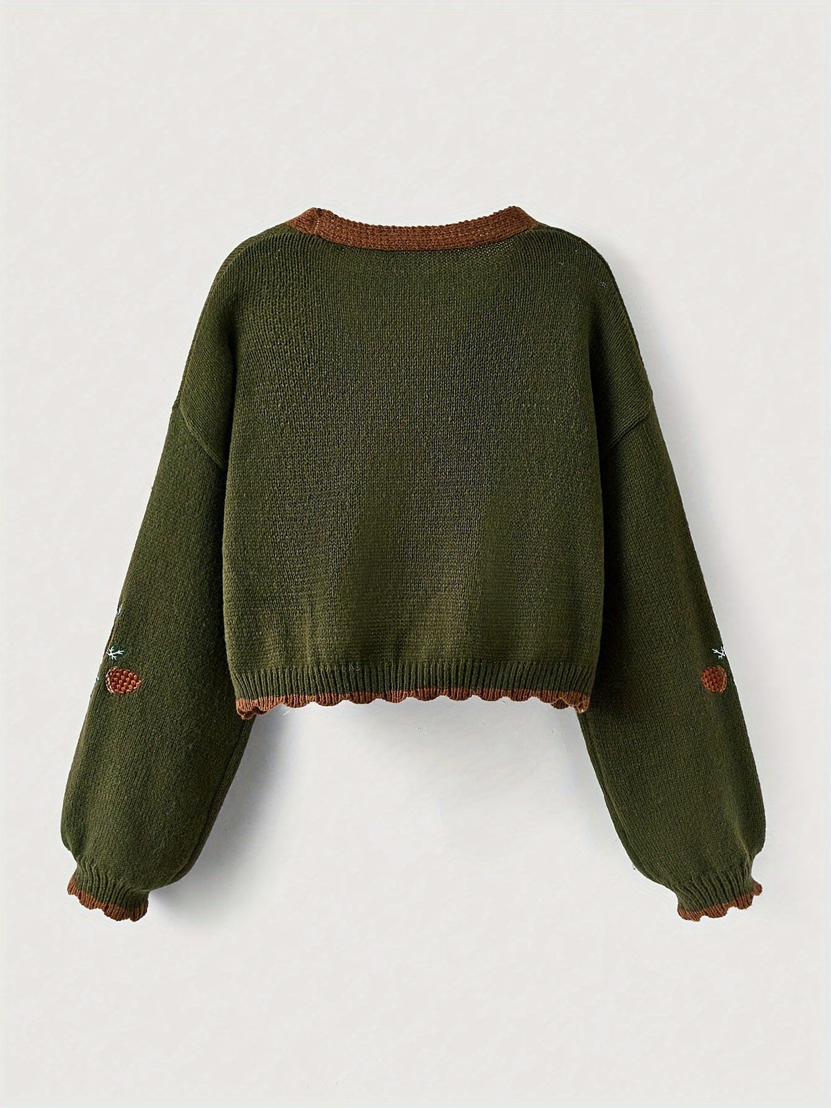 Evelara | Dames Vest met Kleurvlakken – Geborduurde Vos