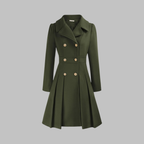 Esmeray | Damesjas met dubbele knoopsluiting, lange mouwen en een klassieke, elegante stijl