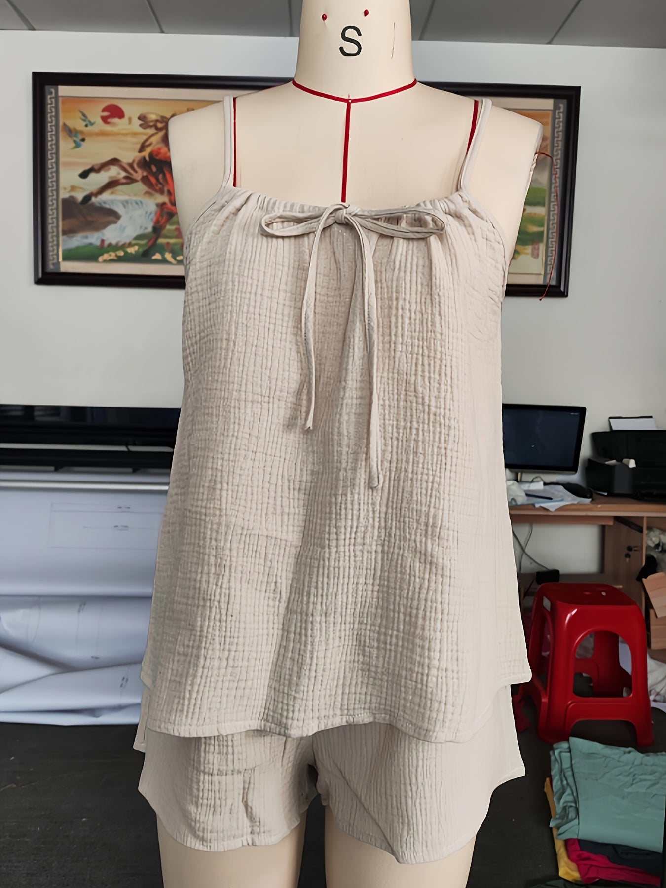 Daelina | Set met damestanktop en -short – Comfortabele, losse pasvorm