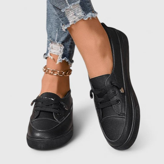 Griselda | Witte orthopedische sneakers voor dames – Lage casual schoenen