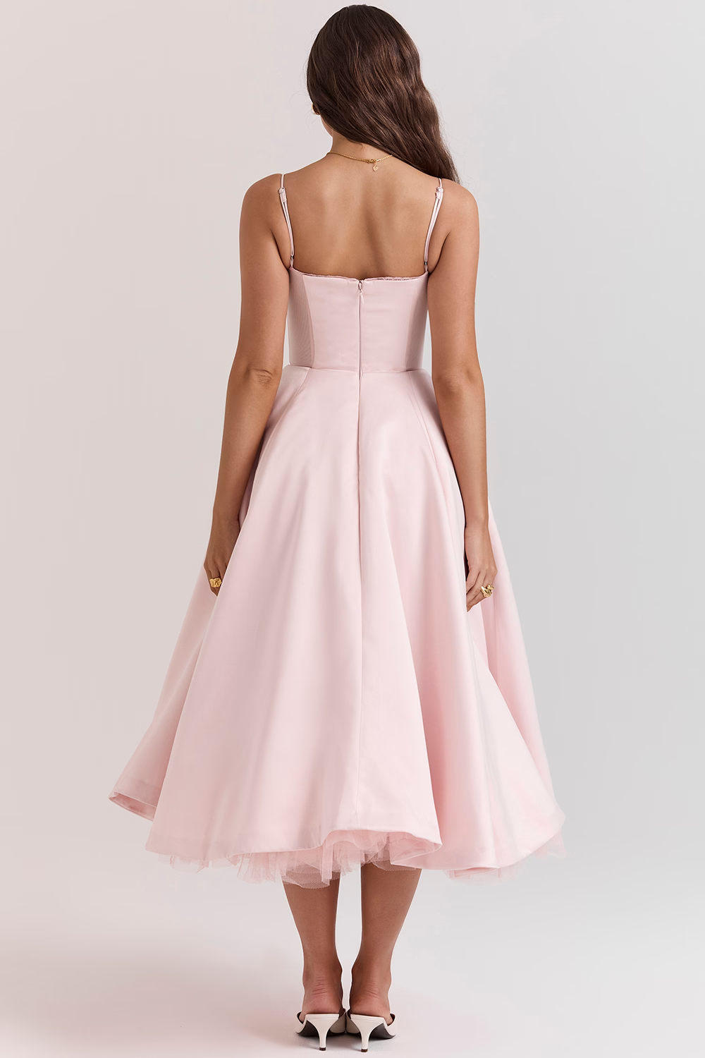 Alice | Satijnen Avondjurk voor Dames – Elegante Formele Fit & Flare Jurk