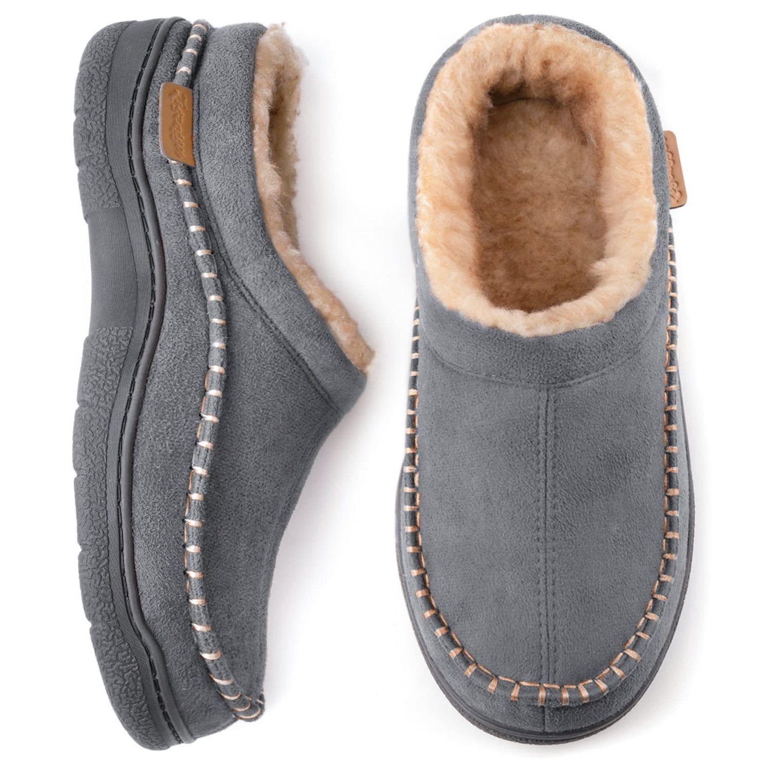 Meadow | Dames Wollen Pantoffels – Warme Comfort Slippers met Zachte Voering