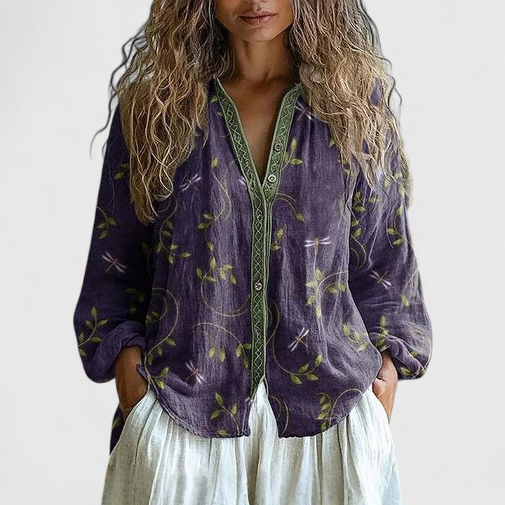 Embry | Damesblouse met losse pasvorm – Casual en comfortabel voor elke dag