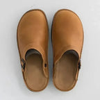 UrbanStep | Premium Leren Klompschoenen voor Mannen - Comfortabel, Stijlvol, Slip-On Casual Schoeisel