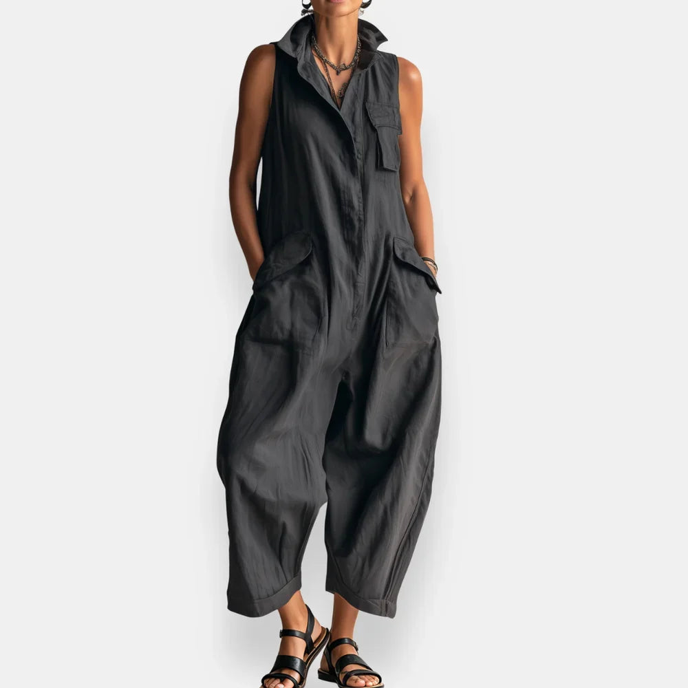 Celestia | Mouwloze Dames Jumpsuit – Elegante, Comfortabele & Vloeiende Jumpsuit