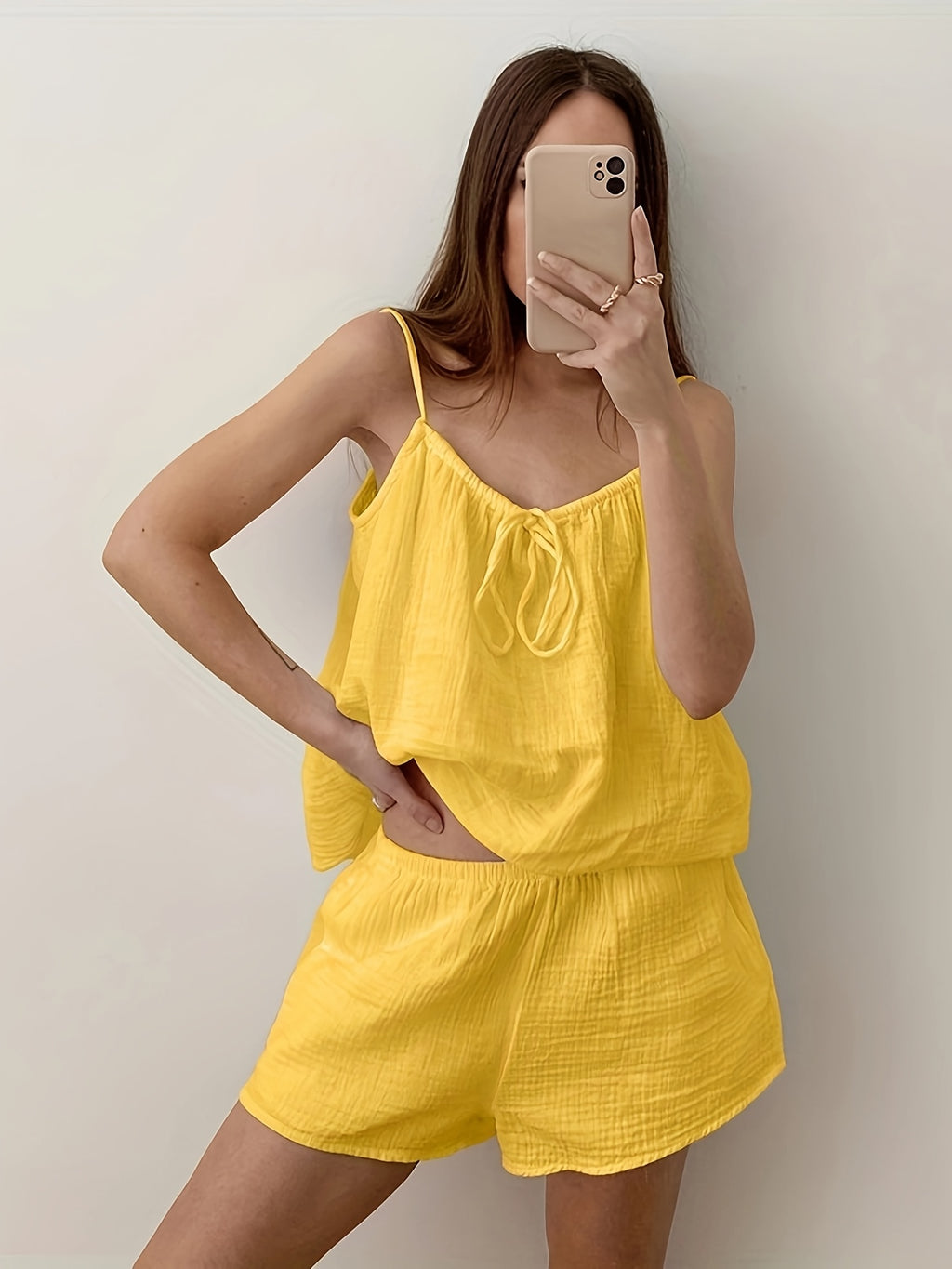 Daelina | Set met damestanktop en -short – Comfortabele, losse pasvorm