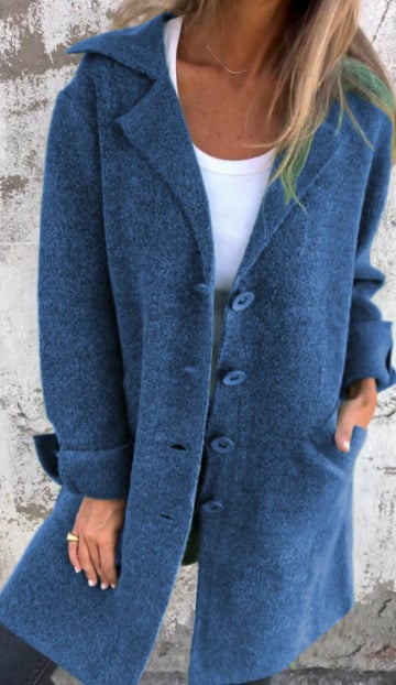 Cathalina | Gebreide Damesjas met Relaxed Fit – Zachte, Lichtgewicht Casual Jas