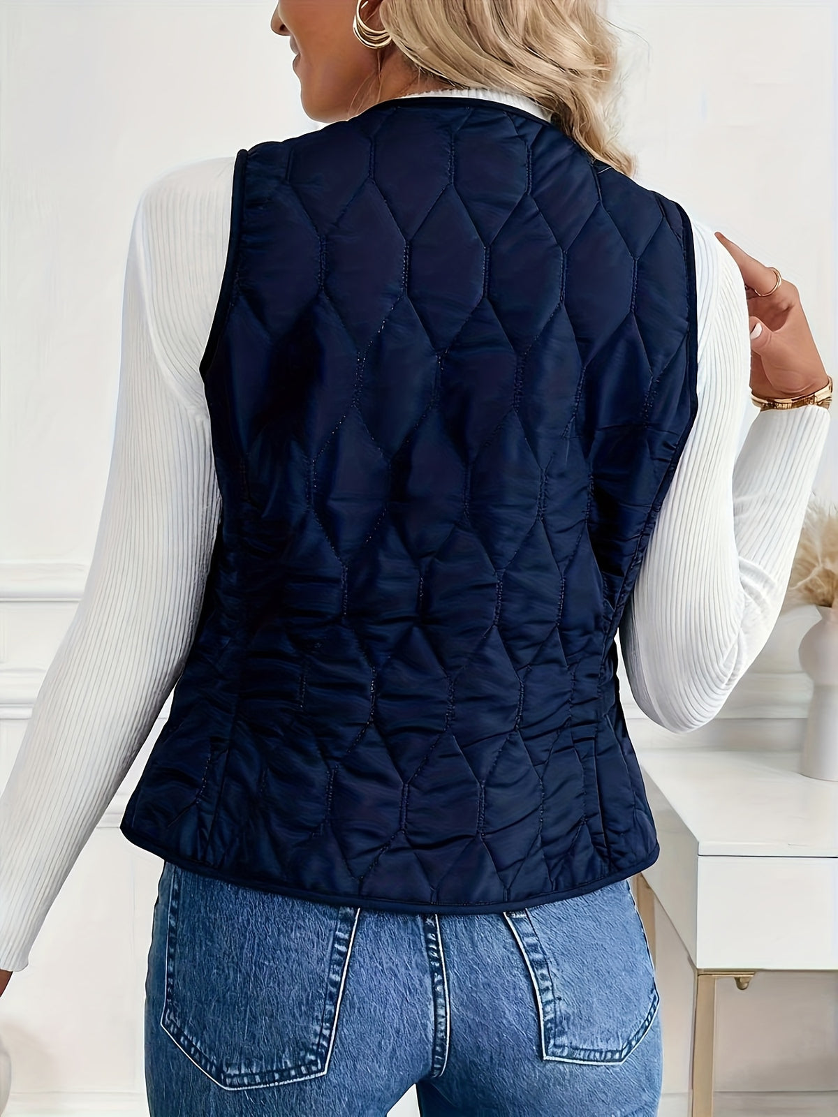 Aimee | Winterjas voor dames met thermische voering – Warm, geïsoleerd vest voor koud weer