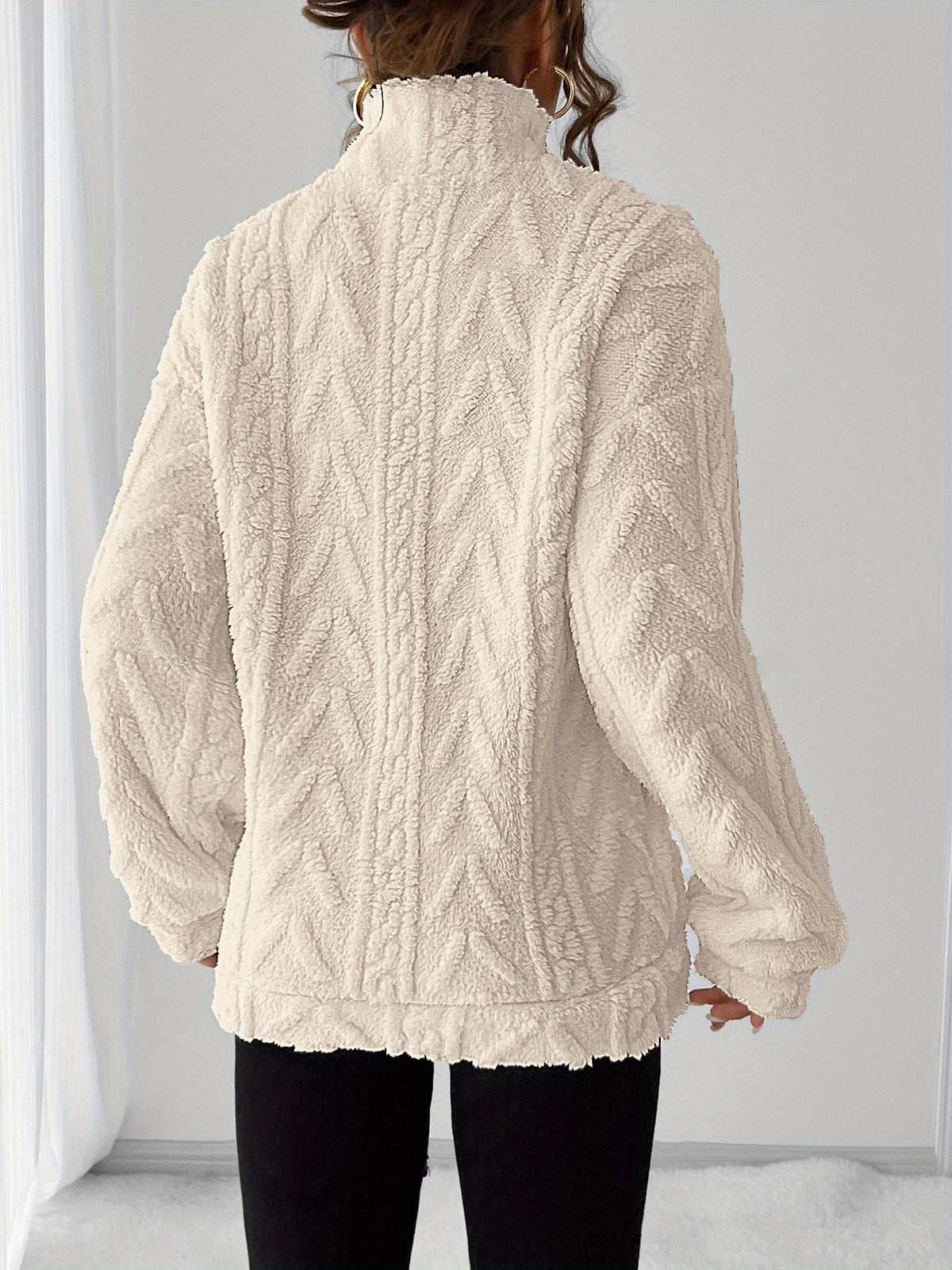 Liesbeth | Warm fleece-sweatshirt voor dames – Casual trui met lange mouwen voor koelere dagen