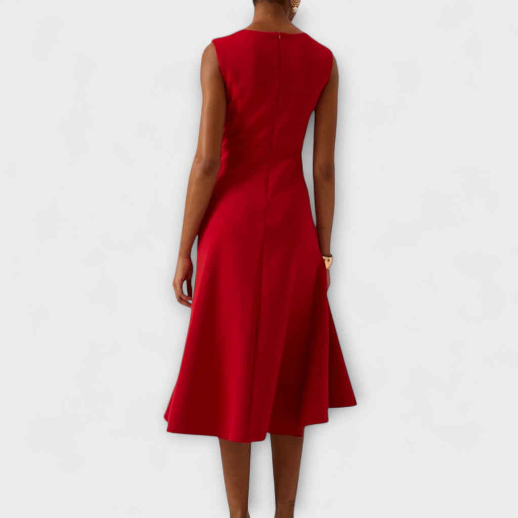 Airae | Elegante midijurk voor dames – Verfijnde, slank gesneden gelegenheids