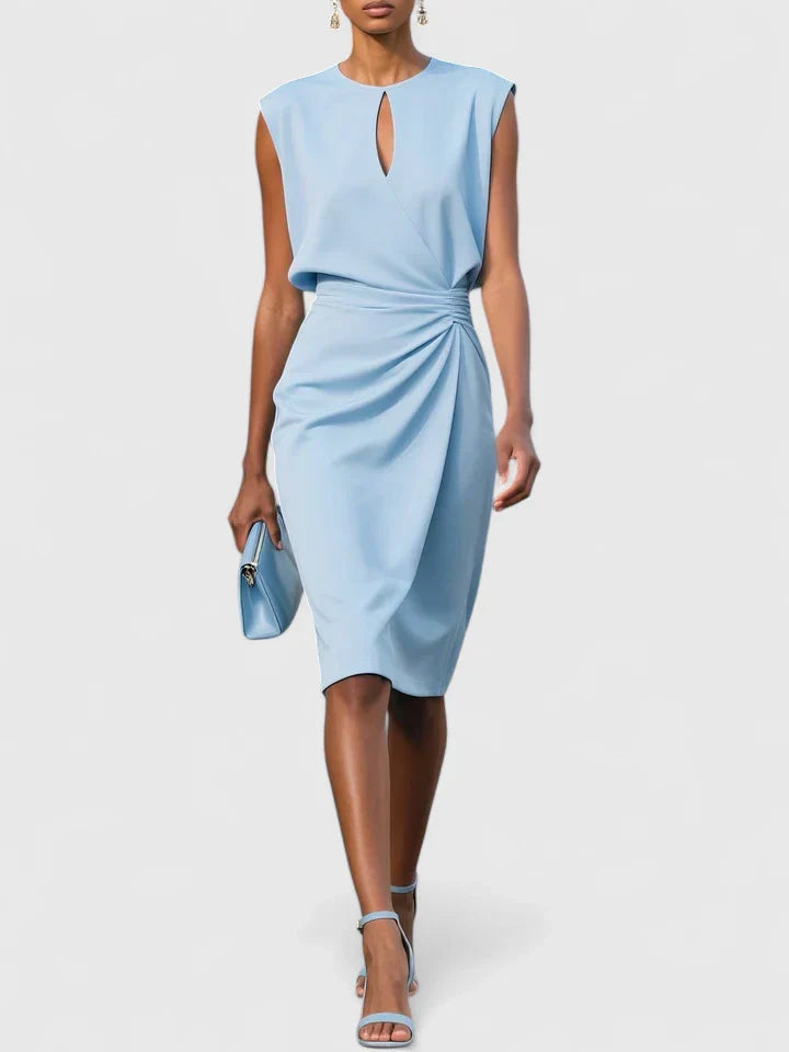 Kaela | Elegante jurk met slanke pasvorm – Verfijnde cocktail- en feestjurk voor dames