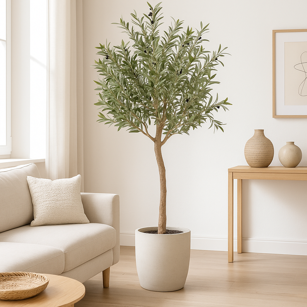 Kunst Olijfboom -  Olea europaea - Olijfboom - 180 cm