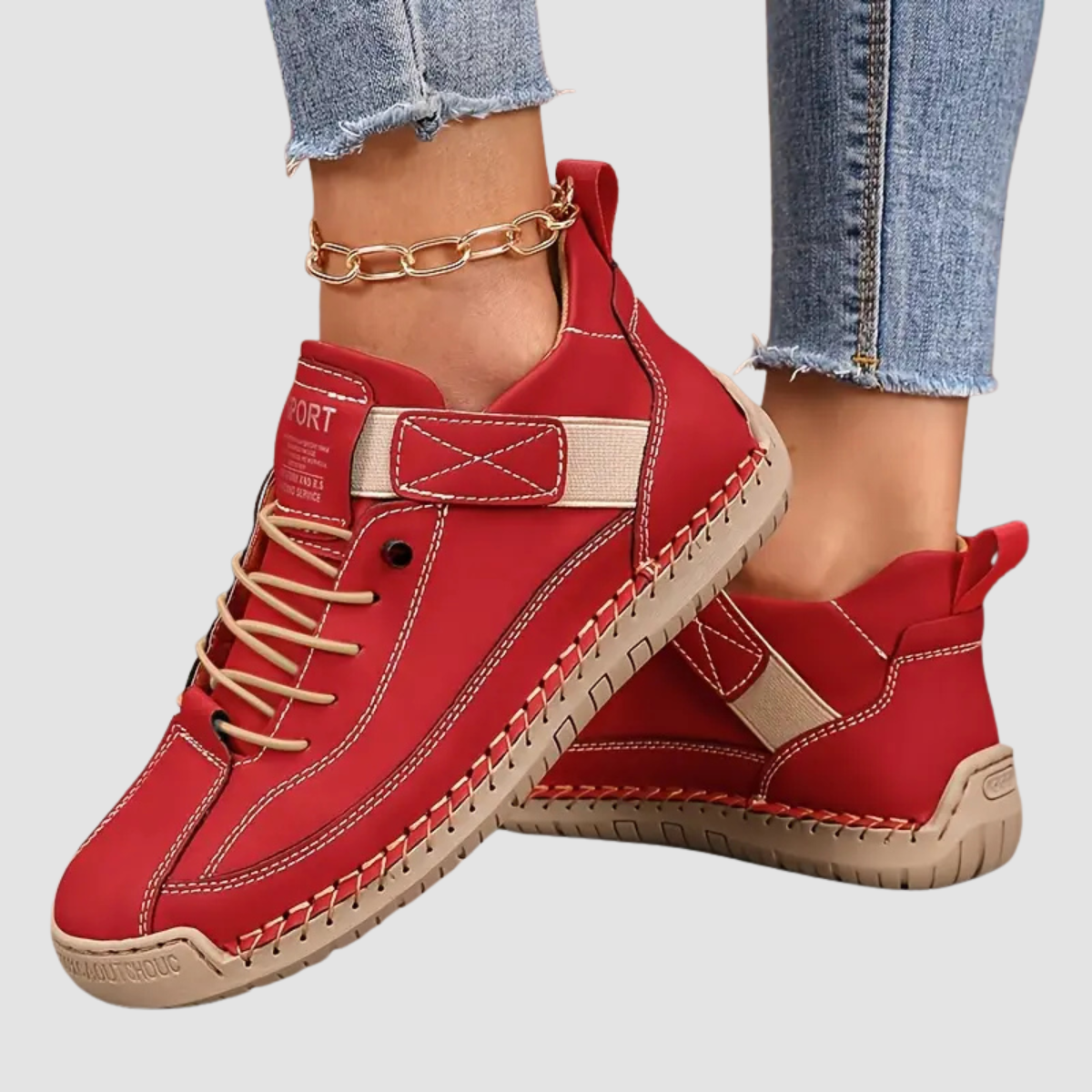 Briya | Orthopedische wandelsneakers voor dames – Comfortabele, dempende voetboogsteun