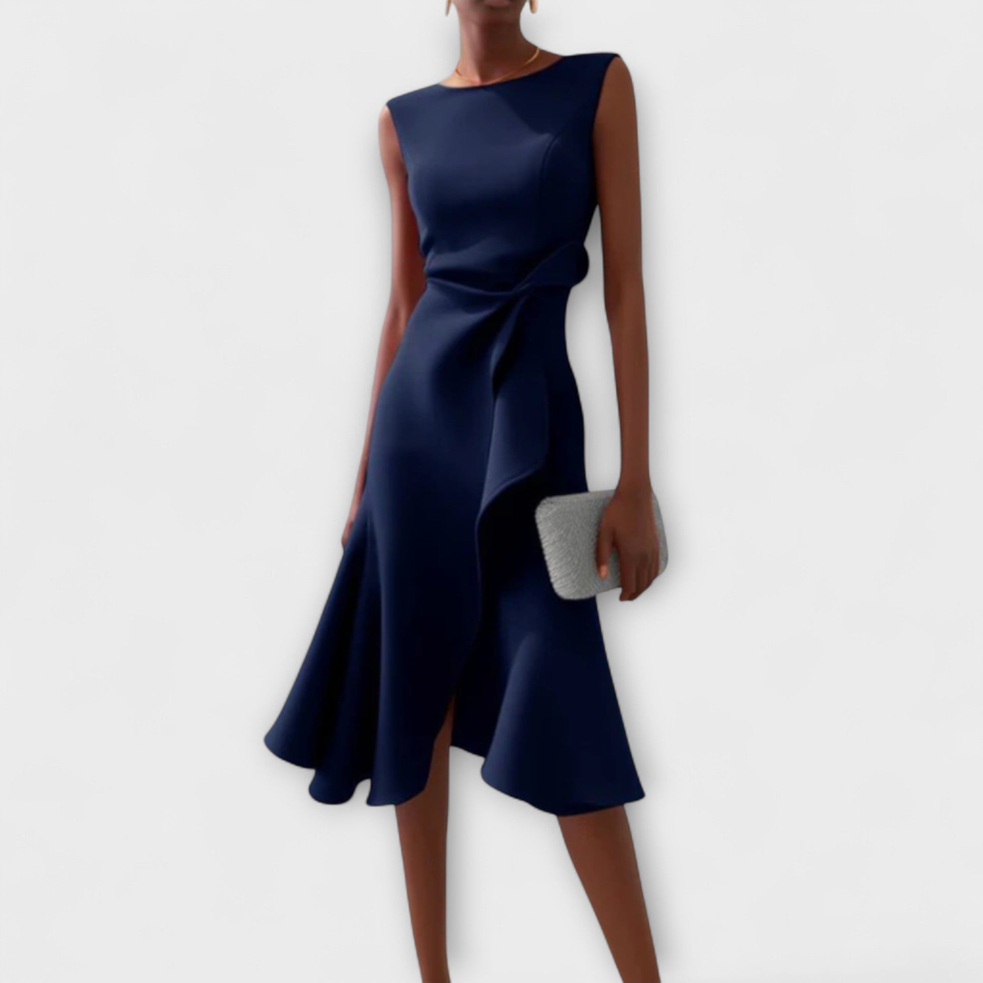 Airae | Elegante midijurk voor dames – Verfijnde, slank gesneden gelegenheids