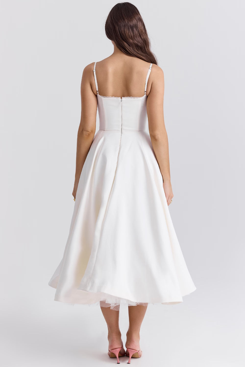 Alice | Satijnen Avondjurk voor Dames – Elegante Formele Fit & Flare Jurk