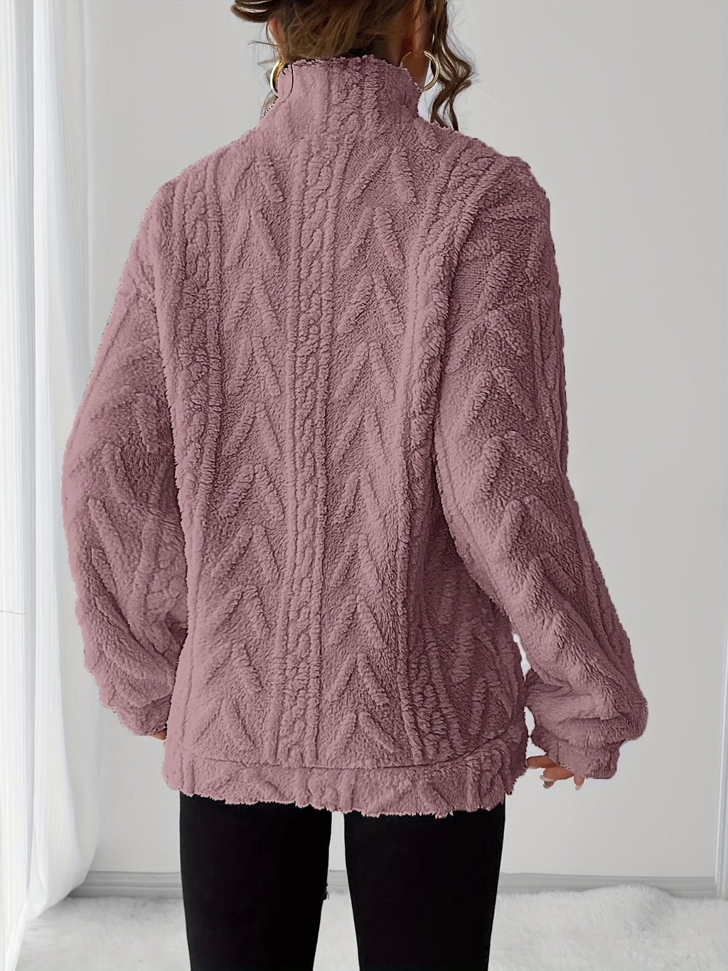 Liesbeth | Warm fleece-sweatshirt voor dames – Casual trui met lange mouwen voor koelere dagen
