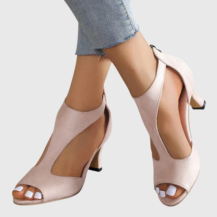 Fiora | Comfortabele orthopedische hakken – Damespumps met blokhak
