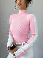 Josina | Dames Coltrui met Contrasterende Kleur, Zachte Stof & Comfortabele Pasvorm