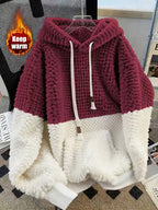 Darcy | Pluche hoodie voor dames – Zachte pullover met lange mouwen
