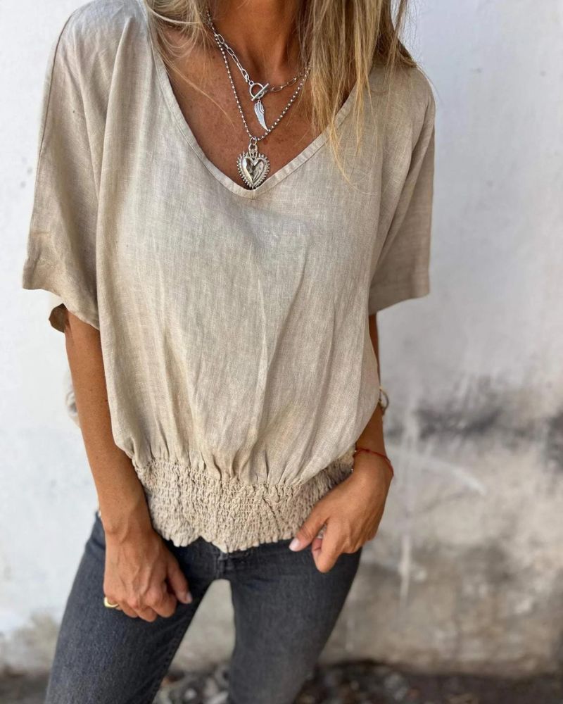 Auri | Zomertop voor dames – Luchtige, casual blouse voor dagelijks gebruik