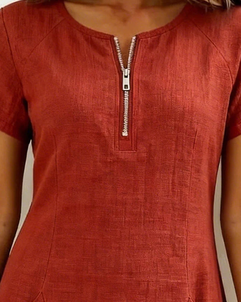 Melisande | Damesjurk – Natuurlijke, Elegante & Comfortabele Jurk voor Elke Dag