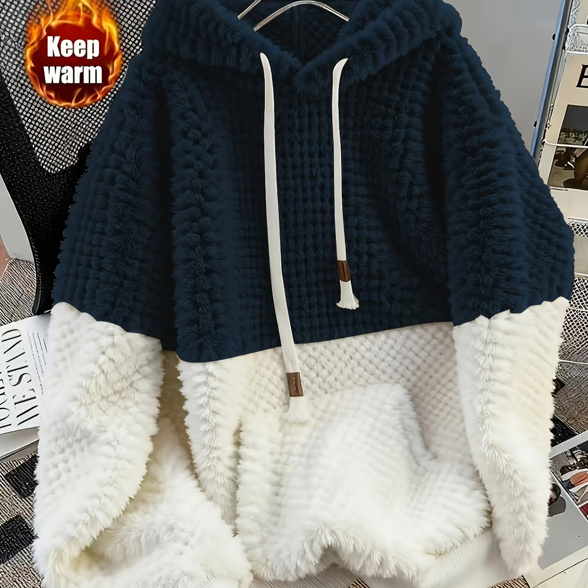 Darcy | Pluche hoodie voor dames – Zachte pullover met lange mouwen