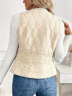 Faleria | Damesvest met thermische voering – Gewatteerd wintervest, mouwloos gewatteerd jasje
