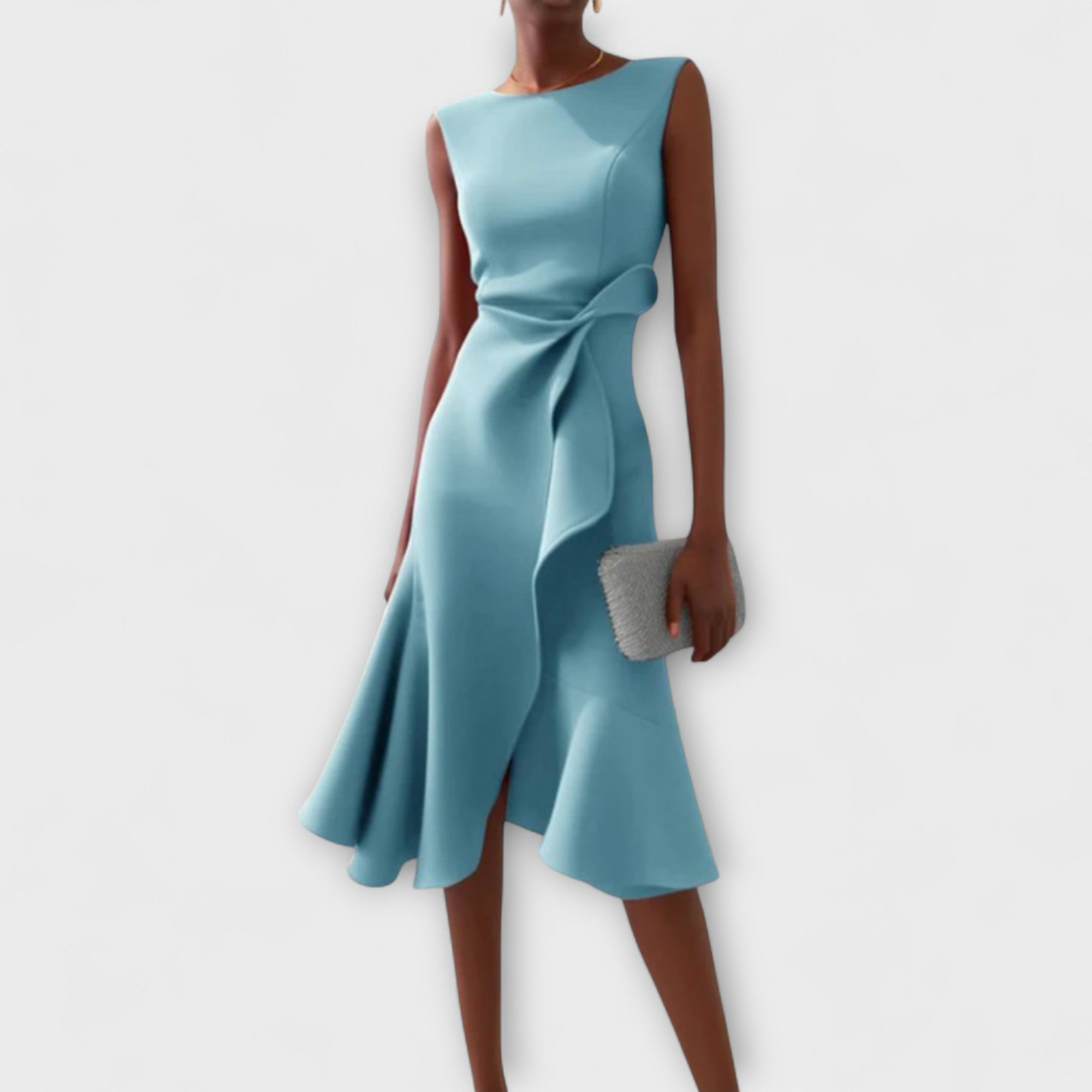 Airae | Elegante midijurk voor dames – Verfijnde, slank gesneden gelegenheids