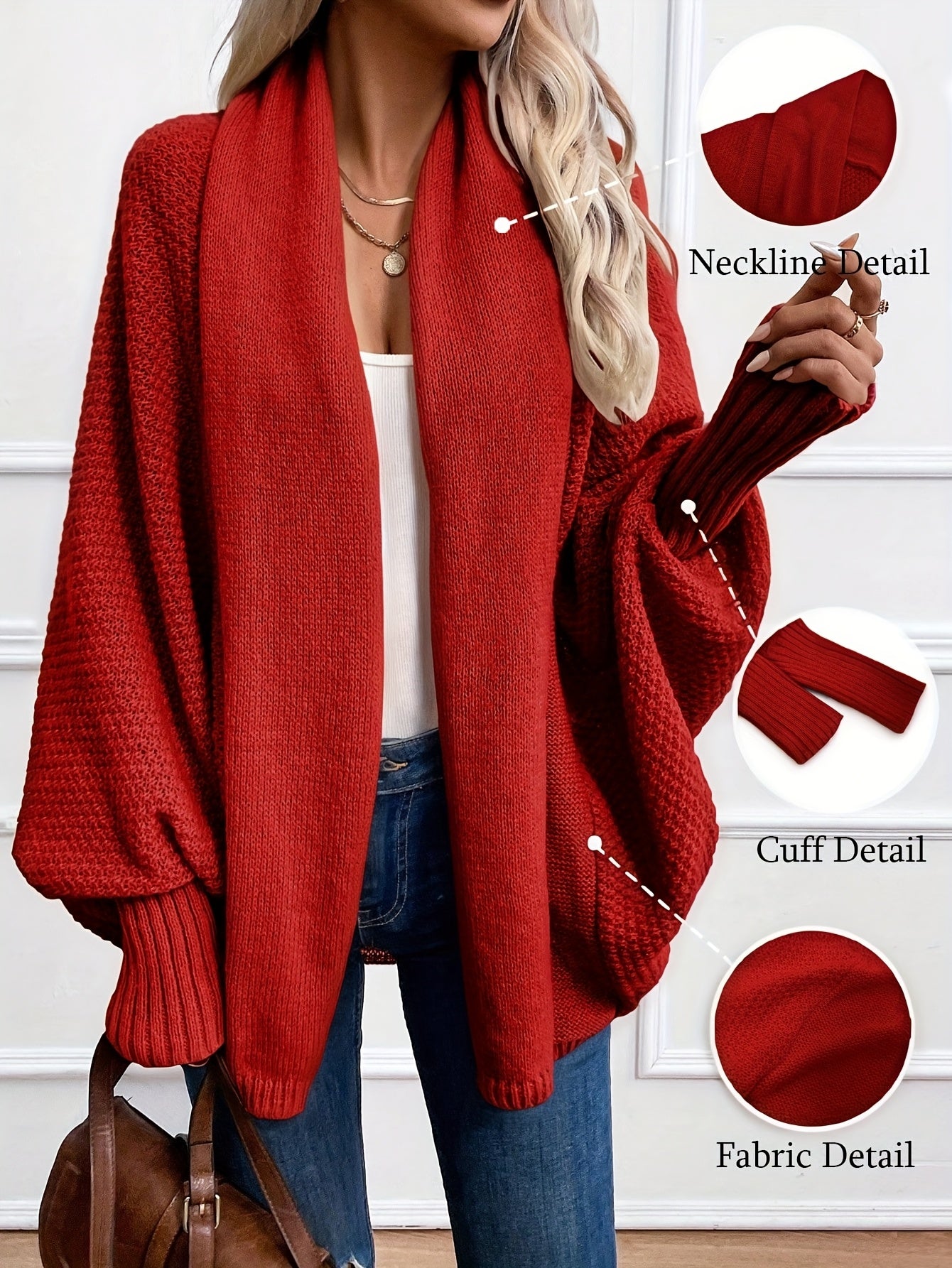 Celandine | Damesvest met sjaalkraag – Loszittend, halflang vest