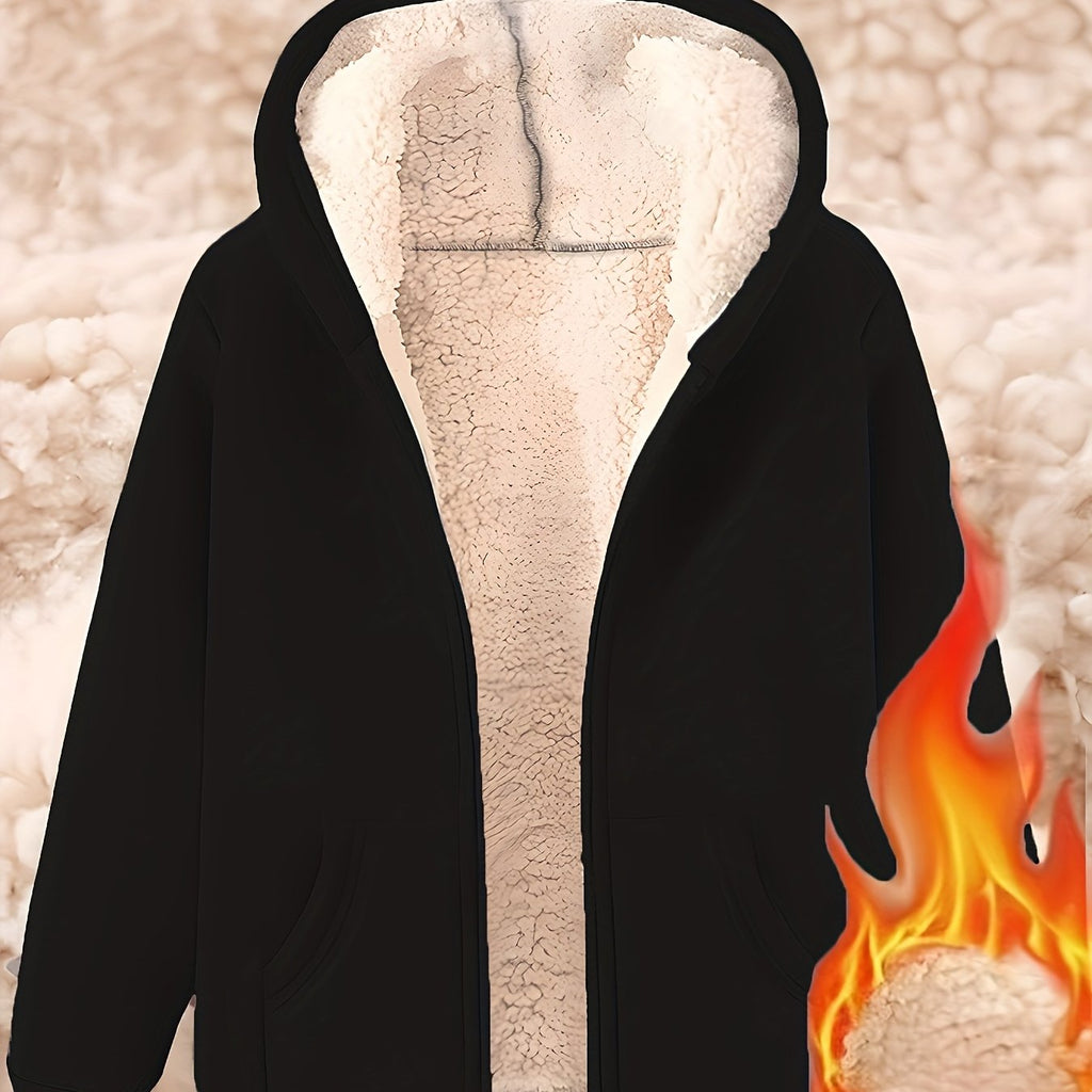 Ardelia | Dames fleecejas met capuchon – Warm, casual sweatshirtmodel