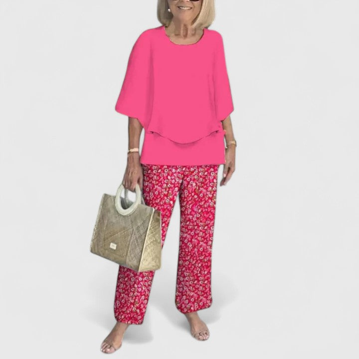 Elvira | Tweedelige formele set voor dames – Elegante, bij elkaar passende outfit