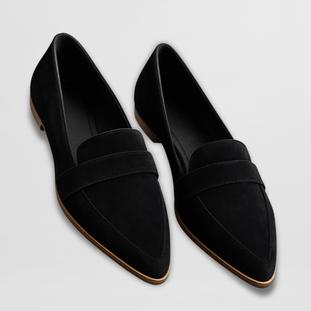 Emira | Zachte suède loafers voor dames – orthopedische, comfortabele instappers
