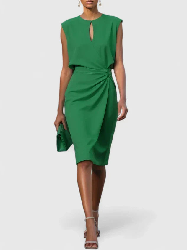 Kaela | Elegante jurk met slanke pasvorm – Verfijnde cocktail- en feestjurk voor dames