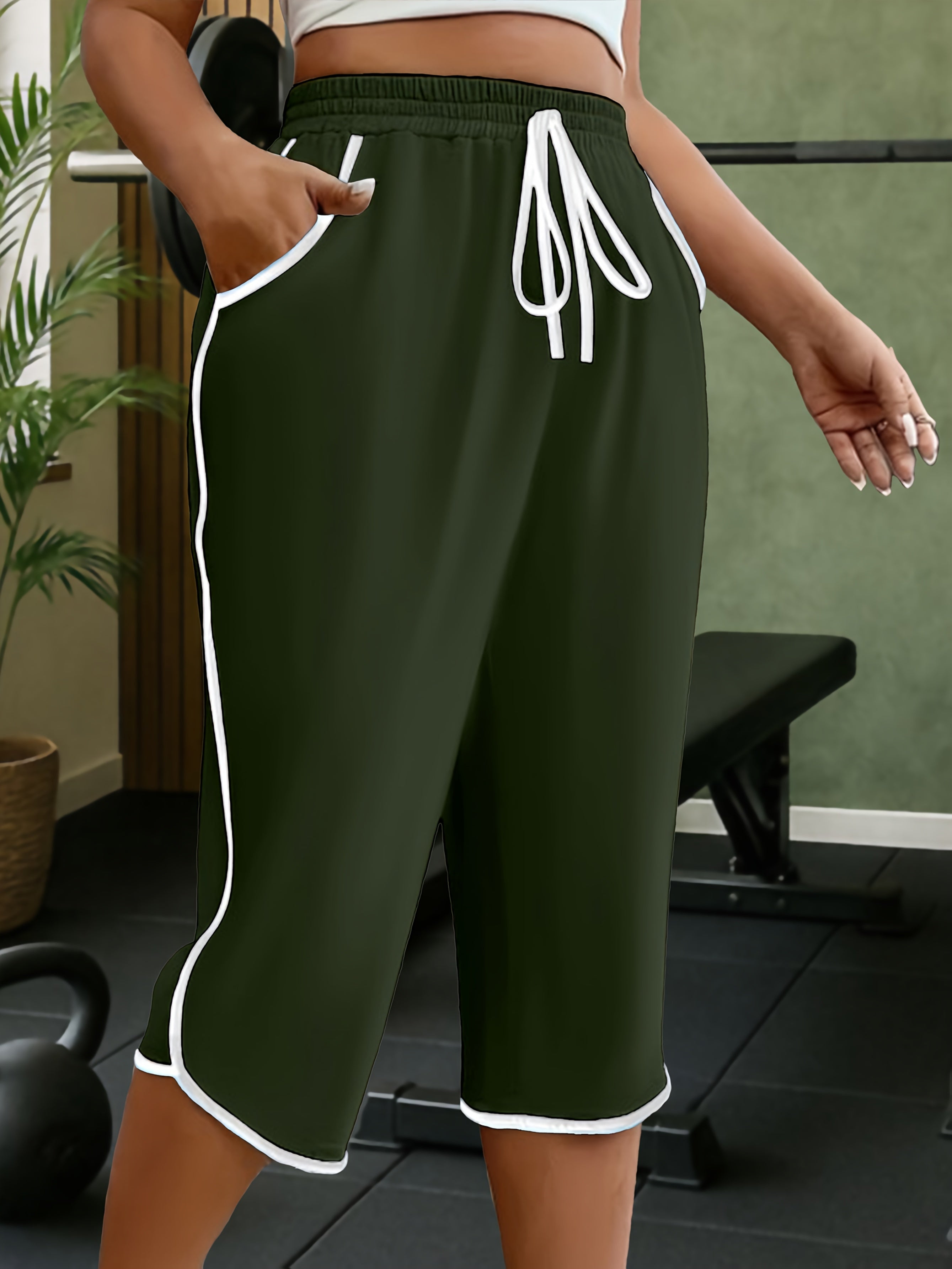 Juliette | Casual joggingbroek voor dames – Halflange joggingbroek met zakken
