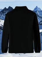 Anina | Women's Color Block Fleece-Lined Jacket – Thick Warm Zip-Up Casual Outdoor Coat