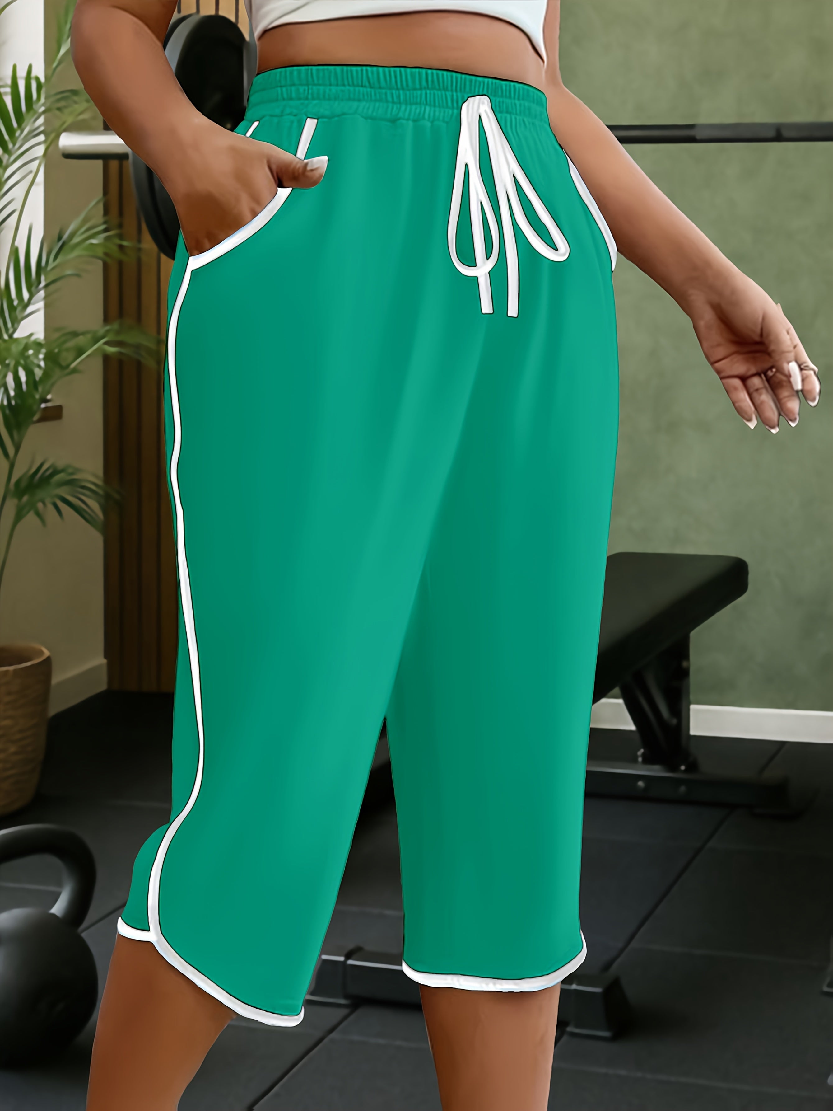Juliette | Casual joggingbroek voor dames – Halflange joggingbroek met zakken
