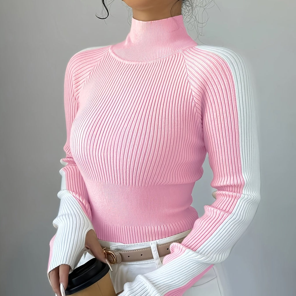 Josina | Dames Coltrui met Contrasterende Kleur, Zachte Stof & Comfortabele Pasvorm