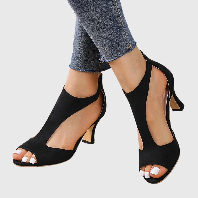 Fiora | Comfortabele orthopedische hakken – Damespumps met blokhak