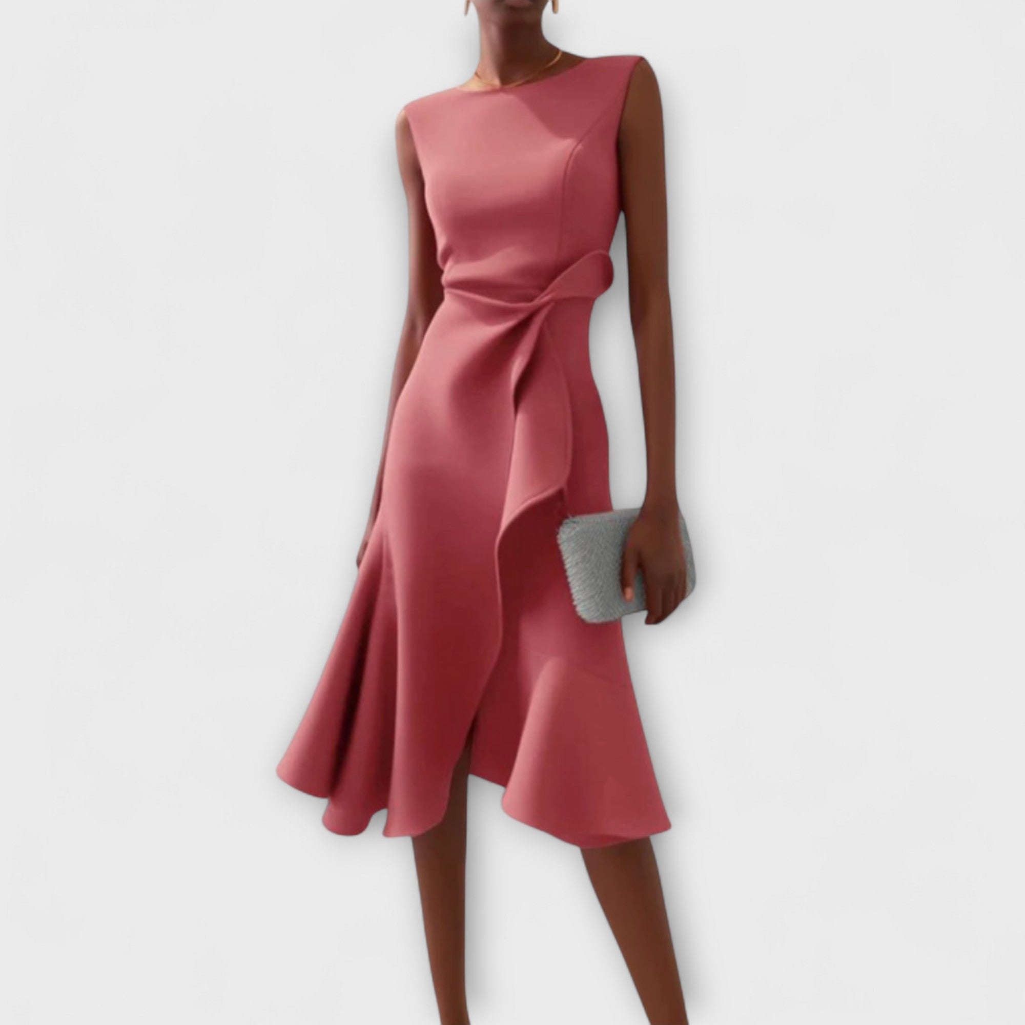 Airae | Elegante midijurk voor dames – Verfijnde, slank gesneden gelegenheids