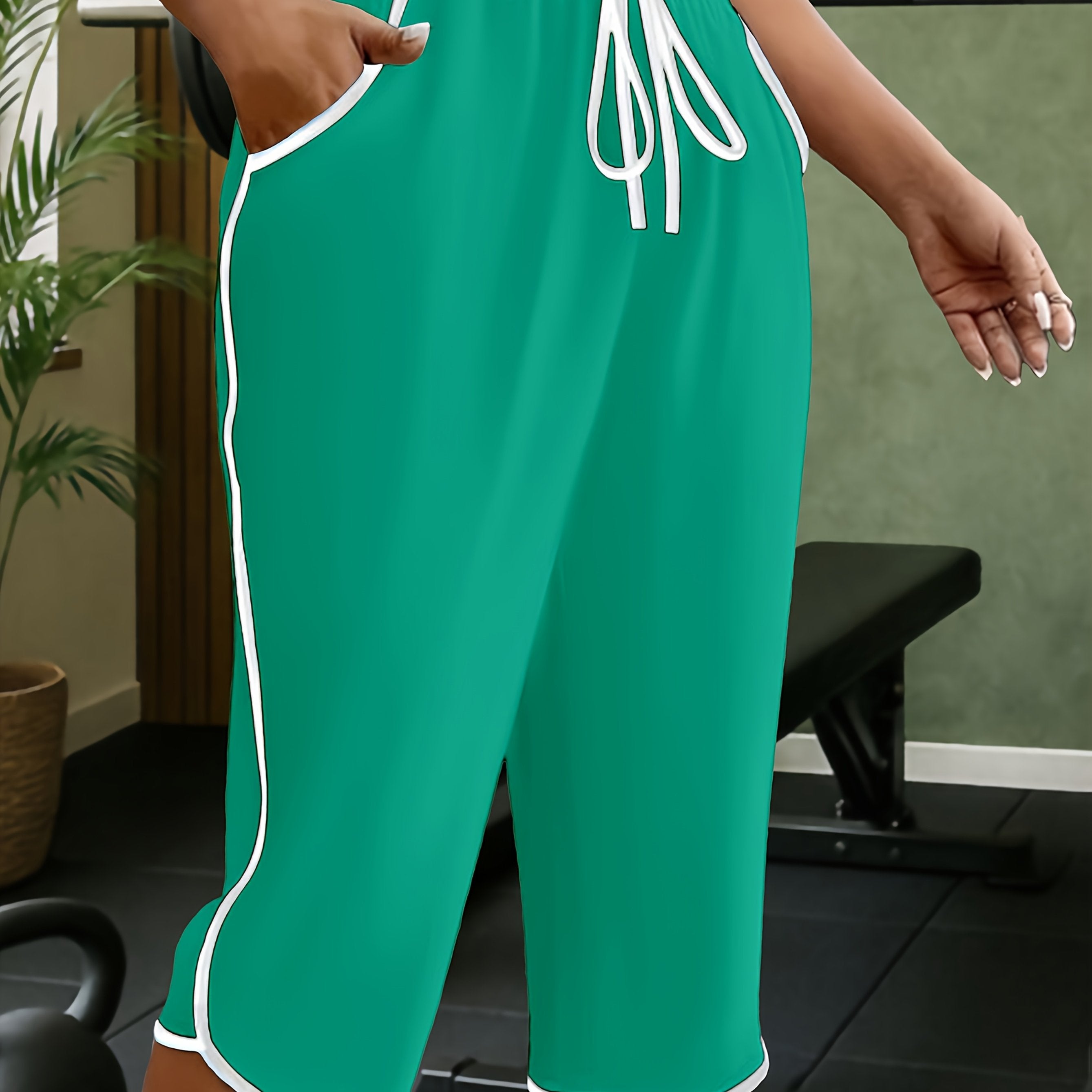 Juliette | Casual joggingbroek voor dames – Halflange joggingbroek met zakken