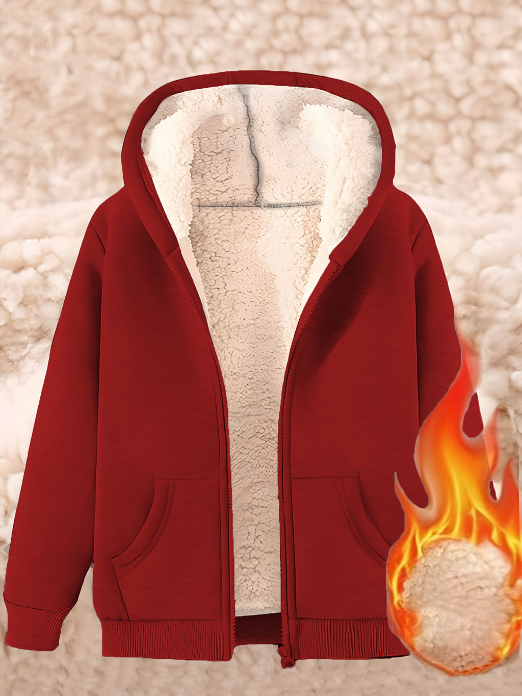 Ardelia | Dames fleecejas met capuchon – Warm, casual sweatshirtmodel